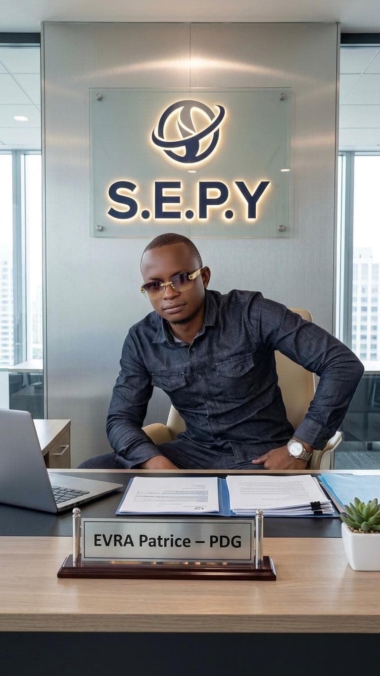 Evra Patrice Yandobet — PDG Fondateur S.E.P.Y
